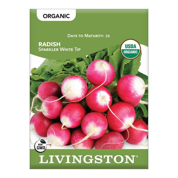 Photo of ORGANIC - RADISH - SPARKLER WHITE TIP