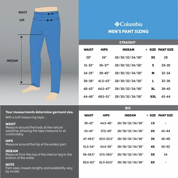 Columbia Men's Sage Peak Chino Pants - 2095051023-30x30 Columbia Men's Sage Peak Chino Pants - 2095051023-30x30