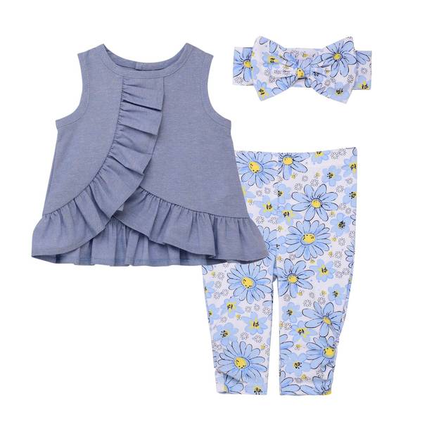 Baby Starters Infant Girl's 3-Piece Legging Set - A5065704-3M | Blain's ...