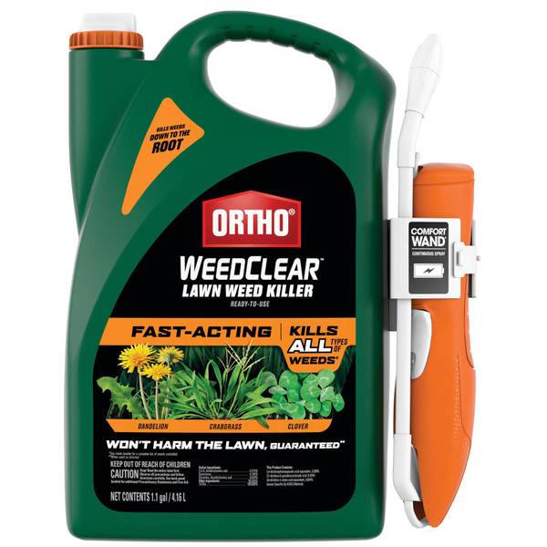 Scotts 1.1 Gallon Ready-to-Use Ortho Weed Clear Lawn Weed Killer North ...