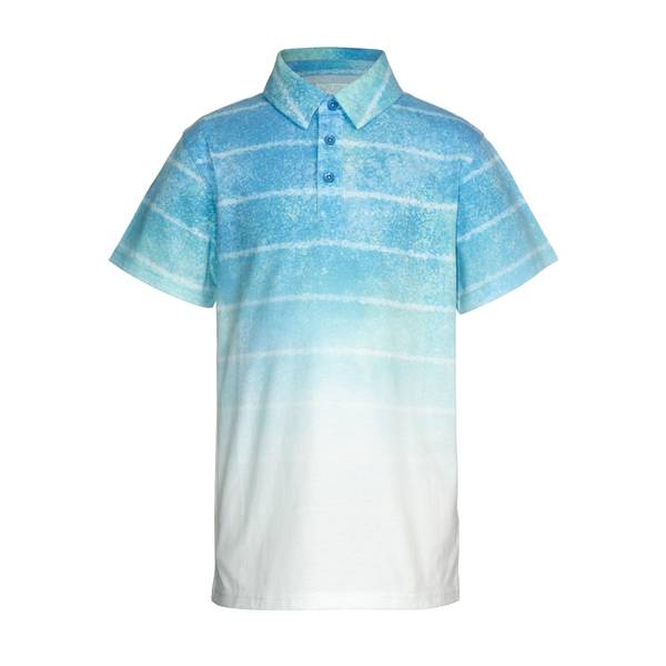 Ocean Current Boy's Eric Ombre Stripe Short Sleeve Jersey Polo ...
