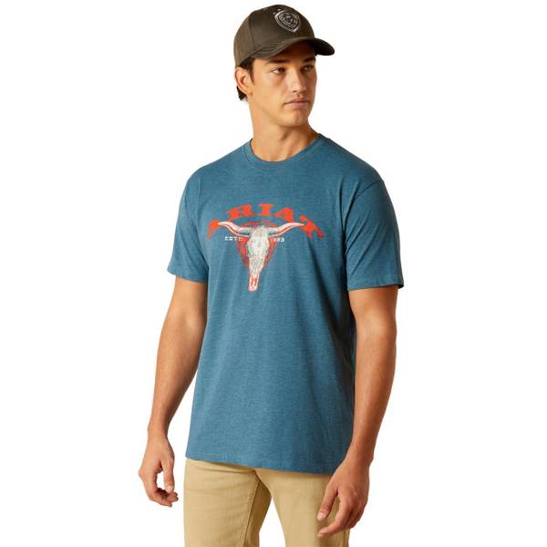 Blain's Farm & Fleet Men's Fish Hook Tee Shirt - BL0086UST-LTSTL-S