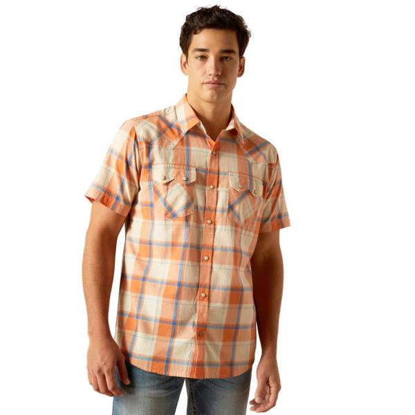 ARIAT Men's Retro Handro Short Sleeve Western Shirt - 10051306-M ...