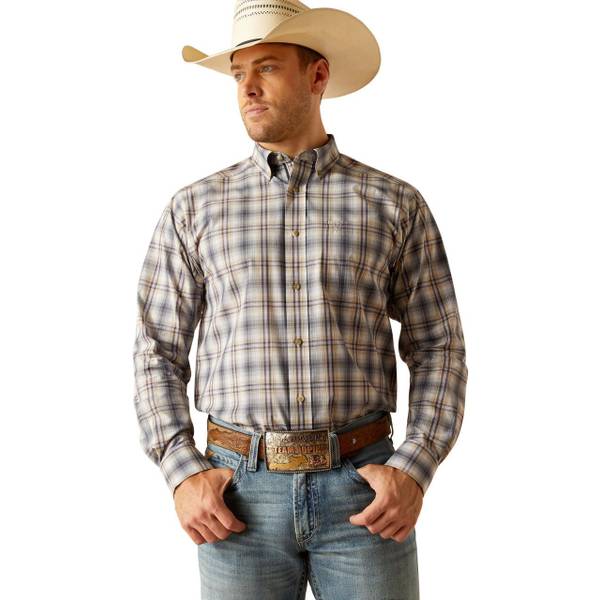 ARIAT Men's Pro Series Dash Classic Fit Long Sleeve Western Shirt ...