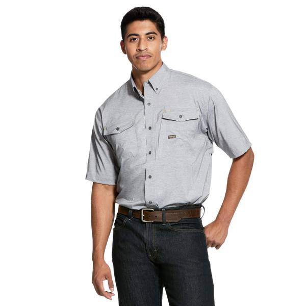 Photo of Men's Rebar Made Tough VentTEK Durastretch Short Sleeve Work Shirt