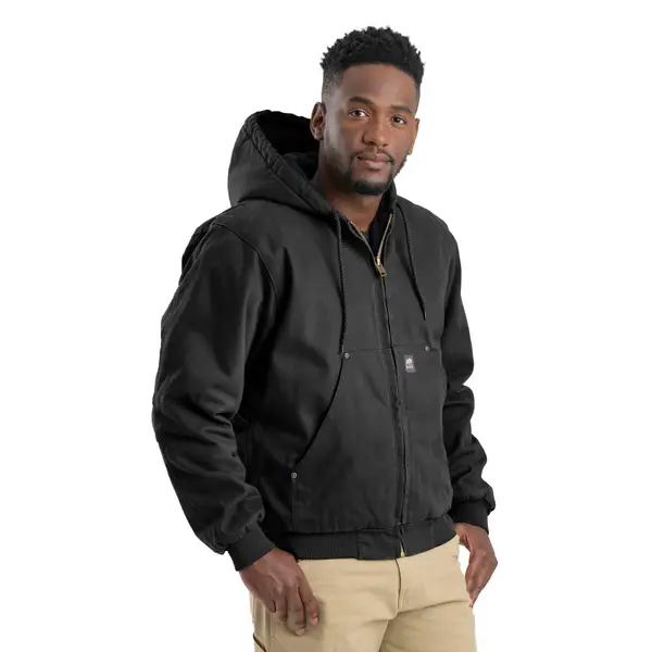 Men's Water Repellent Duck Hooded Work Jacket – Berne Apparel