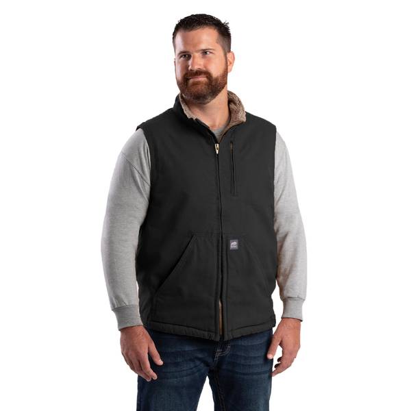 Photo of Men's Heartland Sherpa-Lined Washed Duck Vest