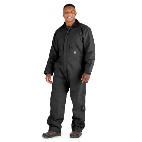 Berne Men's Heritage Duck Insulated Coverall - I417BKS-MS