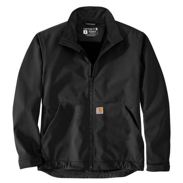 Carhartt Rain Defender Rlxd Softshell Jkt Black - 106438-N04-S