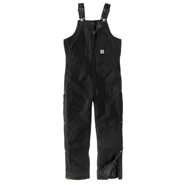 Carhartt Quick Duck Mens Double Knee deals Insulated Overalls Size XL Regular Black.