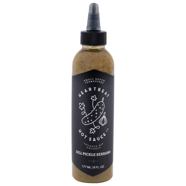 Photo of 6 oz Dill Pickle Serrano Hot Sauce