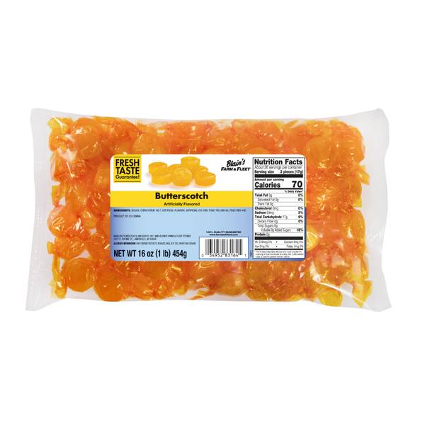 Photo of 16 oz Butterscotch Discs