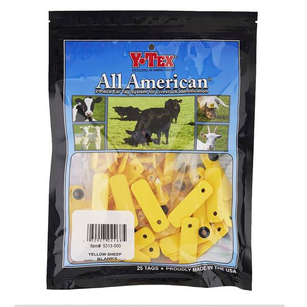 Photo of 25-Count All American Sheep Blank Yellow