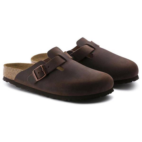 BIRKENSTOCK ボストン　42 Birkenstock Men's Boston Soft Footbed Oiled Leather Clogs - 159711