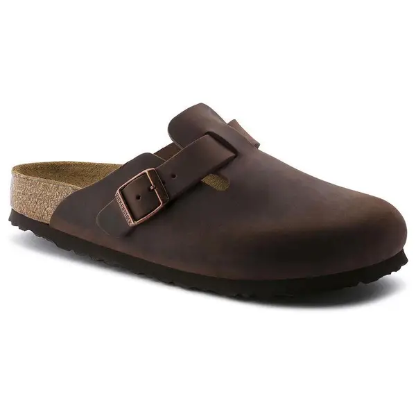 BIRKENSTOCK Boston オイルドレザー 41(26.5) Boston Natural Leather Oiled Tabacco Brown | BIRKENSTOCK