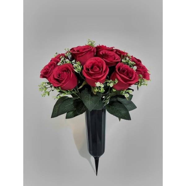 Photo of Rose Bouquet with Cone Vase