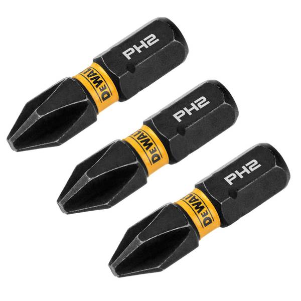 DEWALT 3-Pack FLEXTORQ IMPACT READY #2 Phillips 1