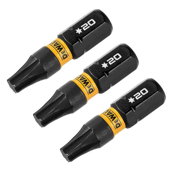 DEWALT 3-Pack FLEXTORQ IMPACT READY T20 Torx 1