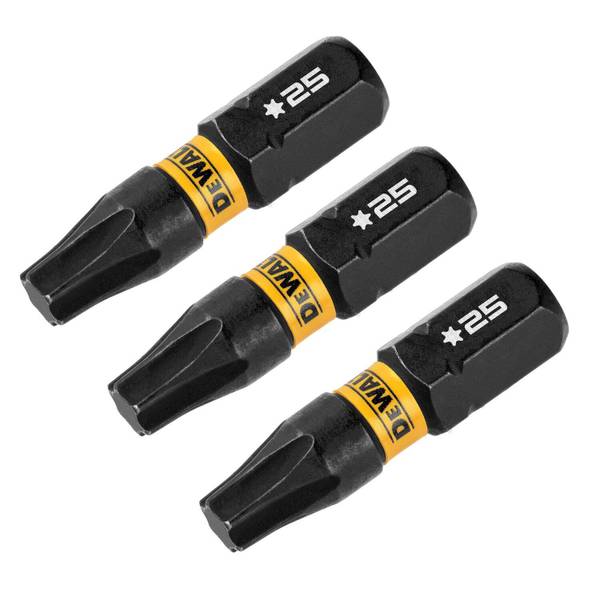 DEWALT 3-Pack FLEXTORQ IMPACT READY T25 Torx 1