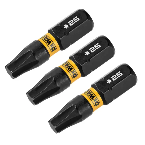 DEWALT 3-Pack FLEXTORQ IMPACT READY T25 Torx 1