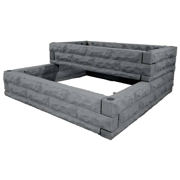 Good Ideas Dark Granite Garden Wizard Cascade Raised Bed Garden GW