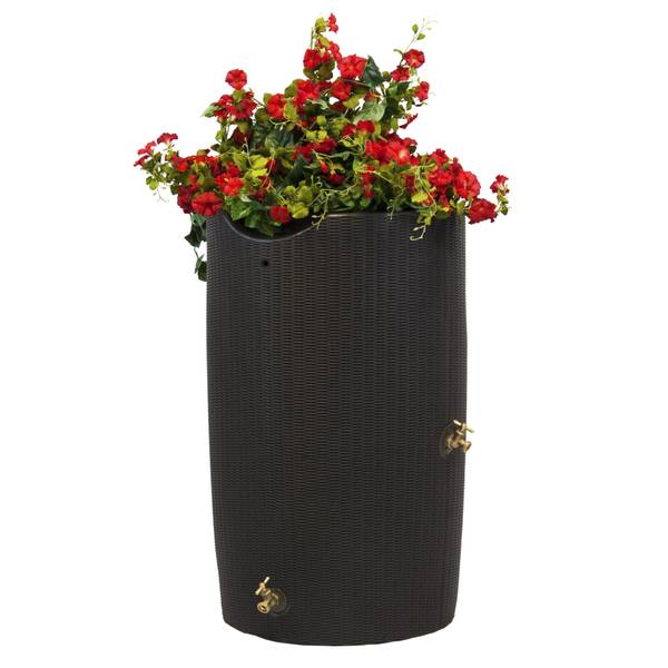 Photo of Impressions Bali 50 Gallon Rain Saver Planter Top