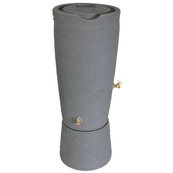 Photo of 2-Piece Dark Granite Impressions Stone 50 Gallon Rain Saver