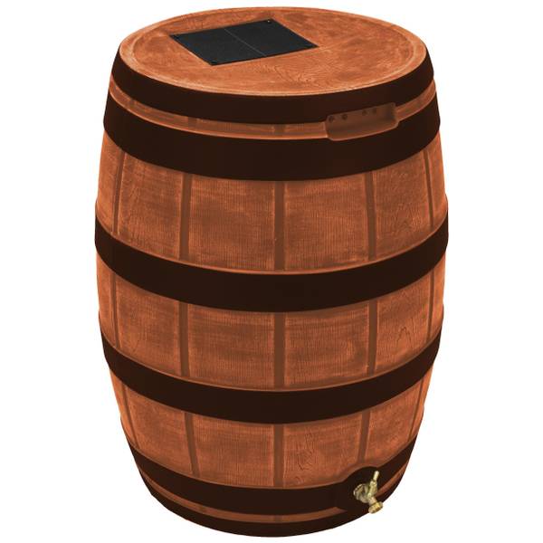 Photo of Darkened Ribs 50-Gallon Rain Barrel