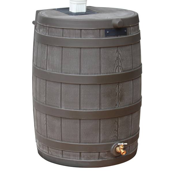 Photo of Oak Rain Wizard 40 Gallon Rain Barrel