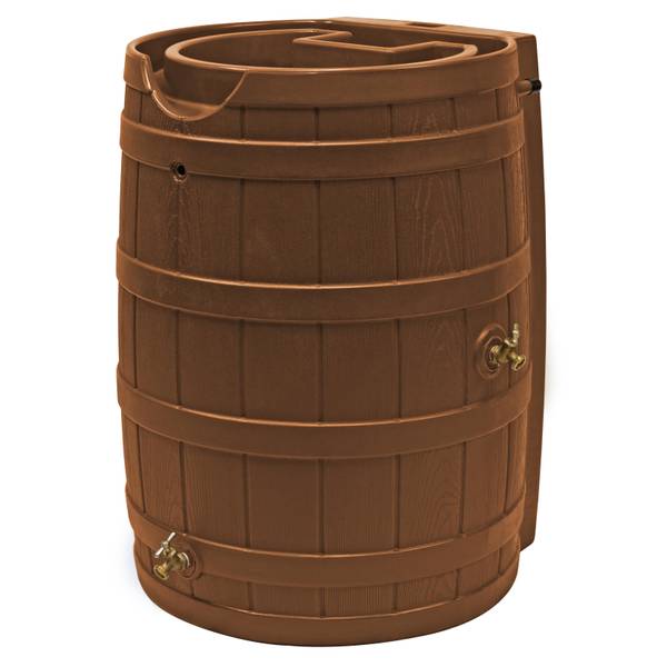 Good Ideas Terra Cotta Rain Wizard 65 Gallon Rain Barrel - RW65-TC ...