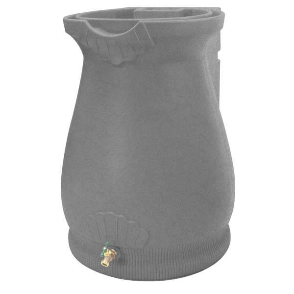 Good Ideas Dark Granite Rain Wizard Urn 65 Gallon Rain Barrel - RWURN ...