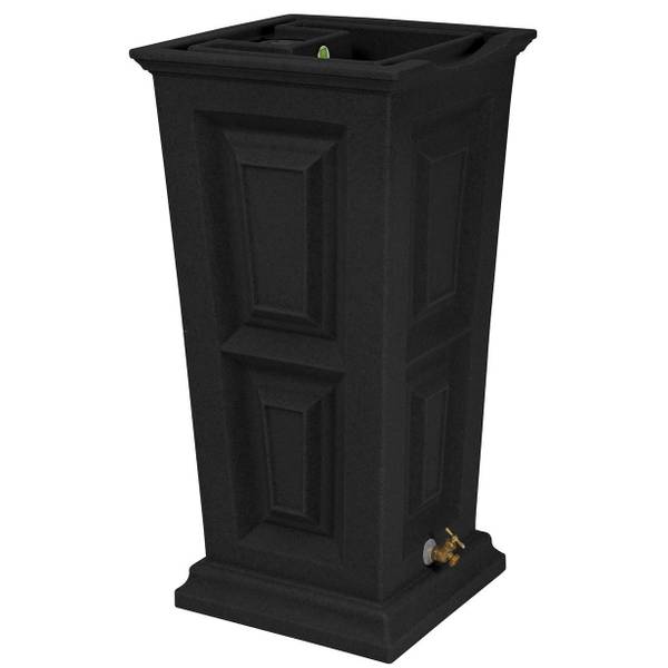 Photo of Black Savannah Rain Saver 45 Gallon Rain Barrel
