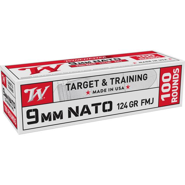 Photo of 9MM Nato 124 gr FMJ 100 rd
