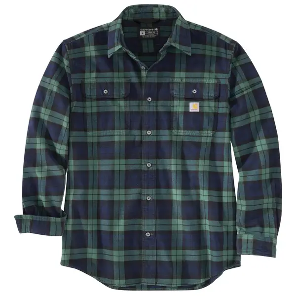 Carhartt Men's Loose Fit Heavyweight Flannel Long-Sleeve