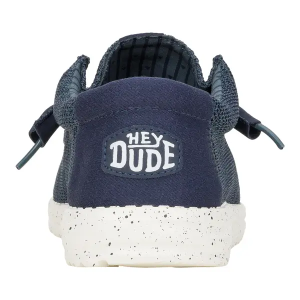 Hey Dude Wally Stretch Sox Navy Men\'s slip on shoes Sz 8 41898-410 $60 NWT Hey Dude Men main image 3