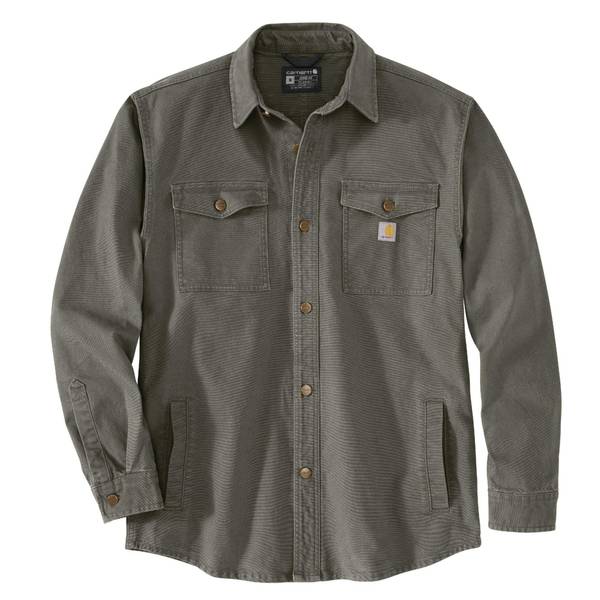 Carhartt fleece 2x outlets button down men’s heavyweight