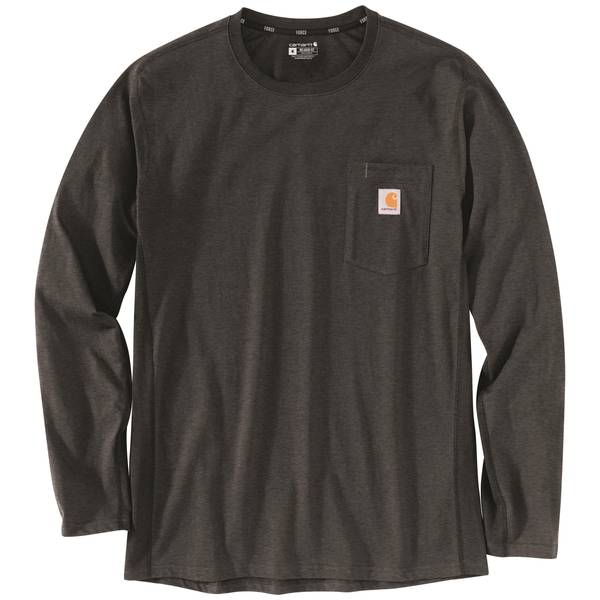 Carhartt Men's Force Relaxed Fit Midweight Long-Sleeve Pocket T-Shirt ...