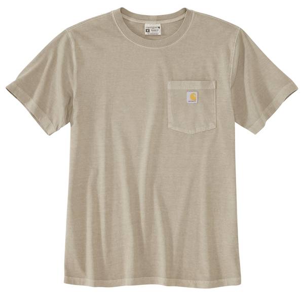 Carhartt Men's Relaxed Fit Lightweight Short-Sleeve Garment Dyed Pocket ...