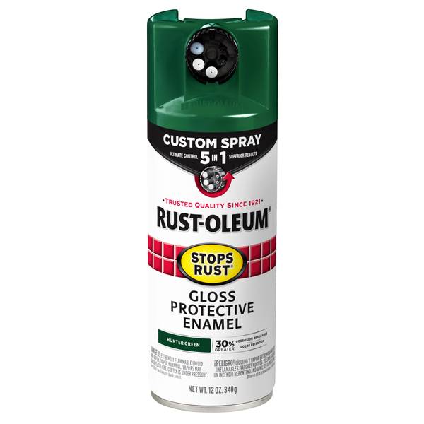 Photo of 12 oz Hunter Green Gloss 5-in-1 Spray Paint