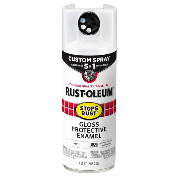 Photo of 12 oz White Gloss 5-in-1 Spray Paint