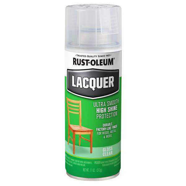 RustOleum 11 oz Clear Lacquer Spray Paint 1906830 Blain's Farm & Fleet