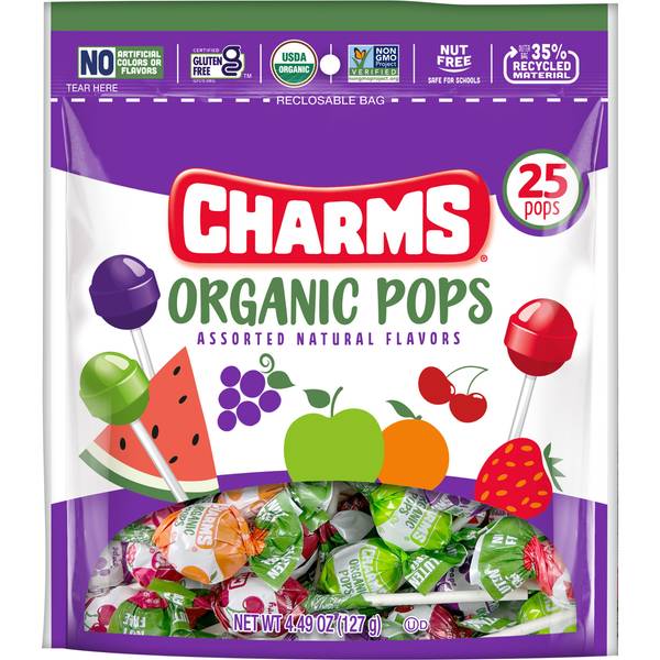 Charms 4.49 oz Organic Pops - 527420 | Blain's Farm & Fleet