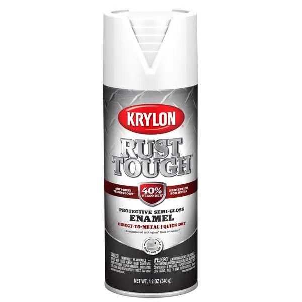 Krylon 12 oz Rust Tough Rust Preventive Semi-Gloss Enamel