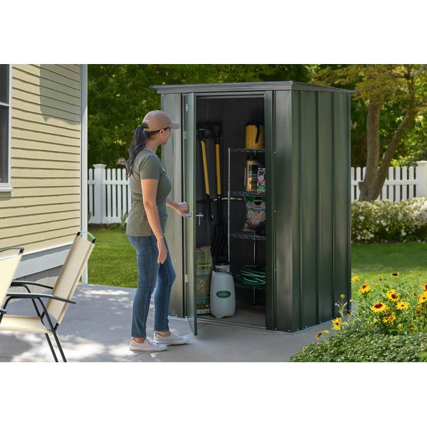Scotts 4 x 3 ft Green Garden Storage Shed - STTPS43 | Blain's Farm