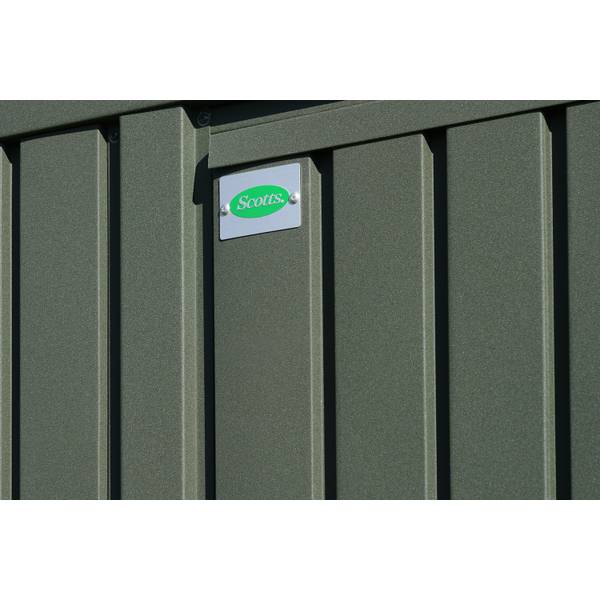 Scotts 10 x 12 ft Green Lawn Care Storage Shed - STTEG1012