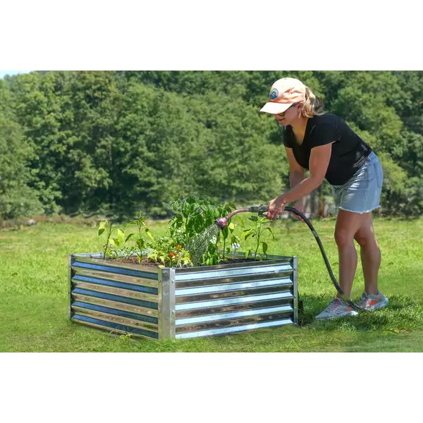 Arrow Grow-It 3 x 3 ft Galvanized Raised Bed Garden - RBG353517