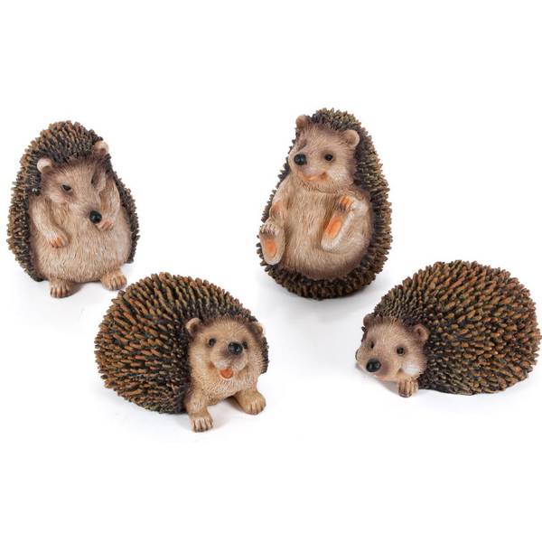 Gerson Set of 4 4.5 in Spring Hedgehog Figurines - 2253330EC | Blain's ...