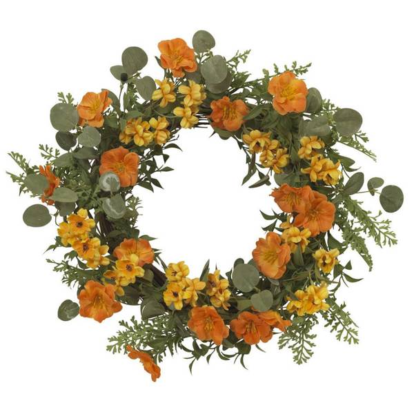 Photo of 24 in. Spring Flower Wreath