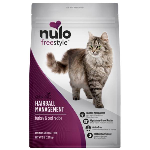 Photo of Freestyle Hairball Management Turkey & Cod Recipe Grain-Free Dry Cat Food, 5 lb