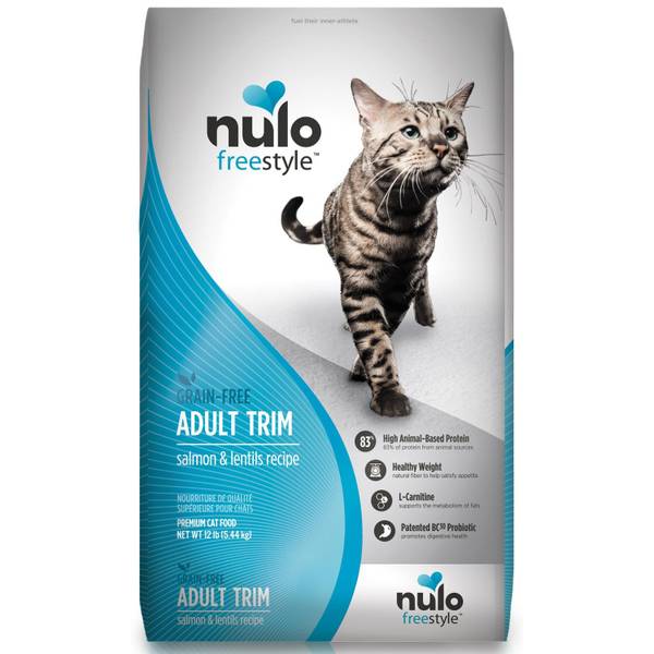 NULO 12 lb Freestyle Adult Trim Salmon Lentil Cat Food